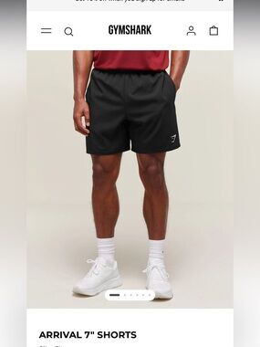 Gymshark Black Men's Arrival Training Shorts